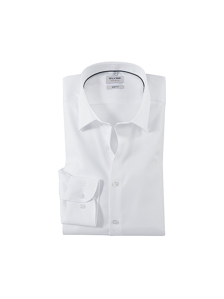 Olymp Level Five Chemise Body-Fit Blanc 42 10